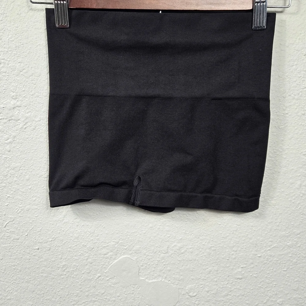 SPANX by Sara Blakely Black Shapewear Shorts High Waist Compression Booty Lift S